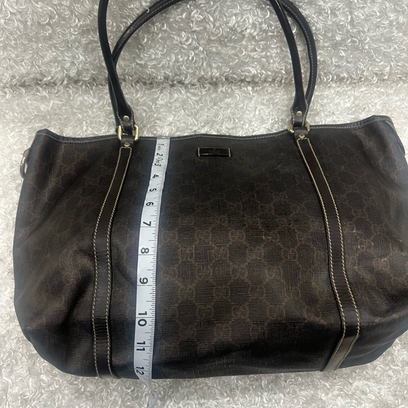 GUCCI GG Plus Monogram Joy Tote Dark Brown - Picture 11 of 16